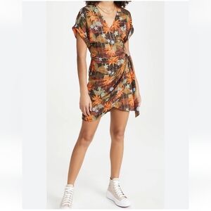 Le Superbe Lookout Mini Wrap Dress Size 2